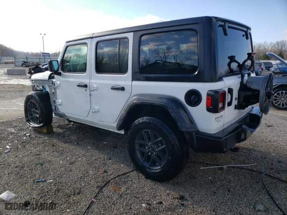 2024 Jeep Wrangler Sport with VIN 1C4PJXDG0RW326239, listed as a Copart auction lot 84757574 with 6,745 mi miles and Salvage Title. Bid and sale history available at carsss.com. Image 2.