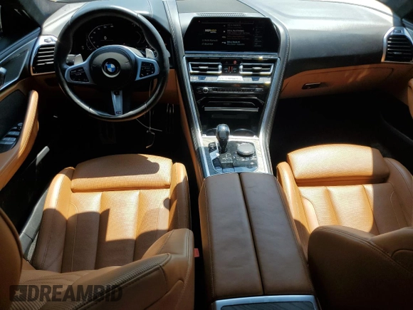 2020 BMW 8 Series 840i with VIN WBAGV2C06LCD56253, listed as a Copart auction lot 63133353 with 25,553 mi miles and . Bid and sale history available at DreamBid. Image 8.