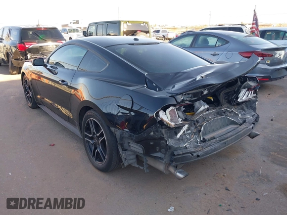 2019 Ford Mustang EcoBoost with VIN 1FA6P8TH1K5168568, listed as a IAAI auction lot 41681821 with 116,302 mi miles and . Bid and sale history available at carsss.com. Image 3.