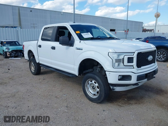 2019 Ford F-150 XL with VIN 1FTEW1EP7KFB10186, listed as a IAAI auction lot 42230640 with 105,234 mi miles and . Bid and sale history available at DreamBid. Image 1.