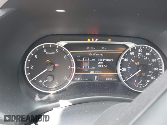 2022 Nissan Sentra SV with VIN 3N1AB8CV8NY206624, listed as a IAAI auction lot 41827642 with 24,455 mi miles and . Bid and sale history available at DreamBid. Image 7.