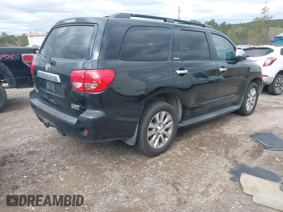 2008 Toyota Sequoia Ltd with VIN 5TDZY68A18S014708, listed as a IAAI auction lot 41805662 with 254,638 mi miles. Bid and sale history available at carsss.com. Image 4.