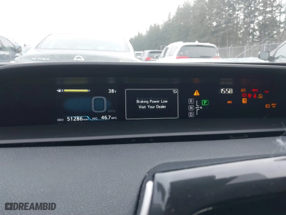 2016 Toyota Prius Four with VIN JTDKARFU9G3024102, listed as a IAAI auction lot 41503706 with 51,286 mi miles. Bid and sale history available at carsss.com. Image 7.