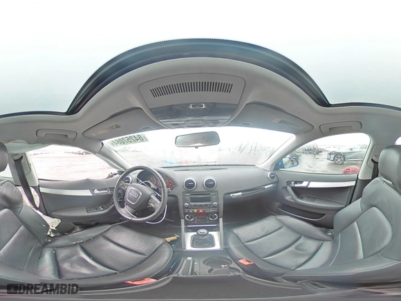 2008 Audi A3 with VIN WAUHF78P78A165574, listed as a Copart auction lot 84257064 with 127,282 mi miles and Salvage Title. Bid and sale history available at carsss.com. Image 12.