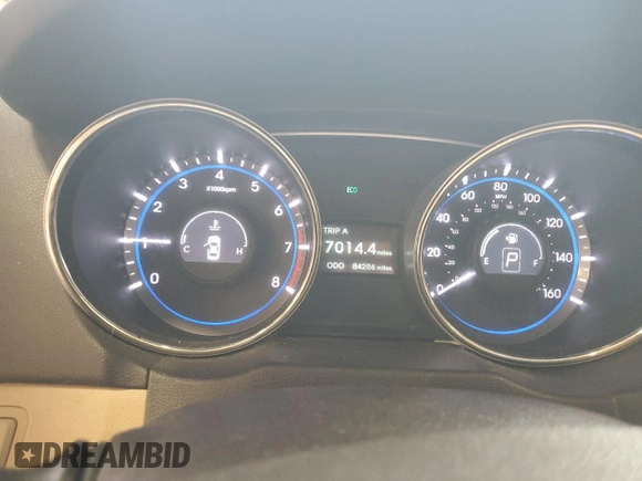 2013 Hyundai Sonata GLS with VIN 5NPEB4AC3DH616929, listed as a Copart auction lot 60520335 with 84,206 mi miles and Salvage title. Bid and sale history available at DreamBid. Image 9.