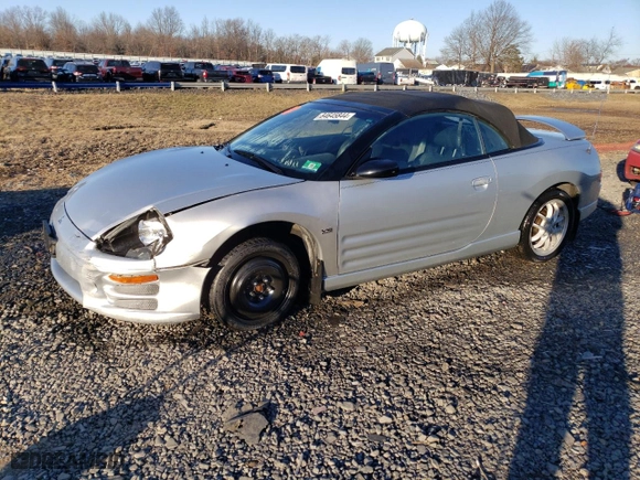 2002 Mitsubishi Eclipse GT with VIN 4A3AE85H82E042471, listed as a Copart auction lot 84645844 with 82,689 mi miles and Salvage Title. Bid and sale history available at carsss.com. Image 1.