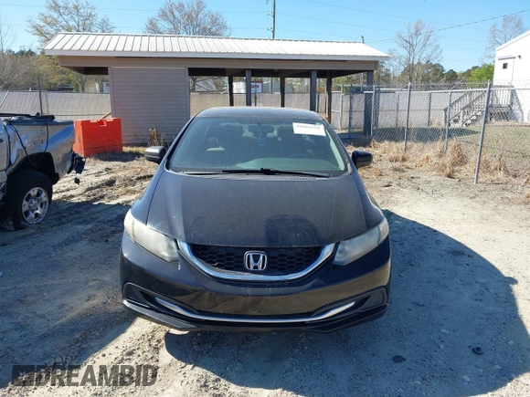 2015 Honda Civic Sedan LX with VIN 19XFB2F55FE051240, listed as a IAAI auction lot 41889918 with 217,589 mi miles. Bid and sale history available at carsss.com. Image 11.