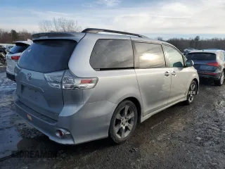 2013 Toyota Sienna SE with VIN 5TDXK3DC3DS395695, listed as a Copart auction lot 43667345 with 188,455 mi miles and Clean title. Bid and sale history available at DreamBid. Image 3.