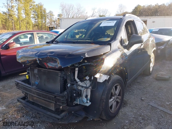2019 Chevrolet Trax LT with VIN KL7CJLSB9KB947827, listed as a IAAI auction lot 41308854 with 123,148 mi miles. Bid and sale history available at carsss.com. Image 17.