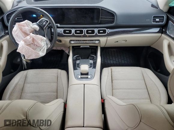 2020 Mercedes-Benz GLS 450 with VIN 4JGFF5KE5LA147665, listed as a Copart auction lot 55346945 with 58,211 mi miles and Salvage Title. Bid and sale history available at DreamBid. Image 8.
