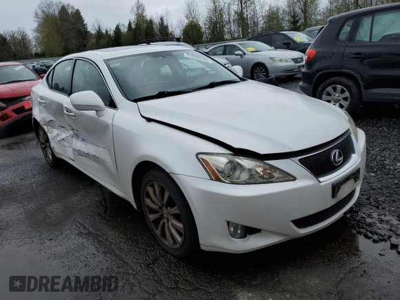 2008 Lexus IS 250 with VIN JTHCK262982027157, listed as a Copart auction lot 51836745 with 153,983 mi miles and Salvage Title. Bid and sale history available at carsss.com. Image 4.