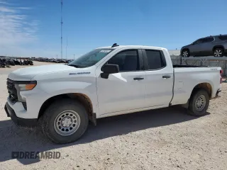 2022 Chevrolet Silverado 1500 Work Truck with VIN 1GCRDAED9NZ506183, listed as a Copart auction lot 45021035 with 105,218 mi miles and Clean Title. Bid and sale history available at DreamBid. Image 1.