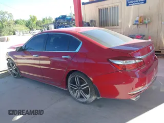 2016 Honda Accord Sport with VIN 1HGCR2F55GA137054, listed as a IAAI auction lot 41758711 with 106,922 mi miles and . Bid and sale history available at DreamBid. Image 14.