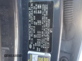 2014 Kia Soul + with VIN KNDJP3A54E7035358, listed as a Copart auction lot 44962255 with 120,578 mi miles and Salvage Title. Bid and sale history available at carsss.com. Image 14.