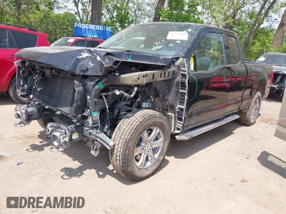2021 Ford F-150 XL with VIN 1FTFX1E56MFA89186, listed as a IAAI auction lot 42220409 with 95,650 mi miles and . Bid and sale history available at DreamBid. Image 18.