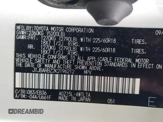 2019 Lexus NX 300 z VIN JTJBARBZ2K2196212, wystawiony jako IAAI lot #41875609 z przebiegiem 108 897 mil mil oraz . Historia ofert i sprzedaży dostępna na DreamBid. Obrazek 9.