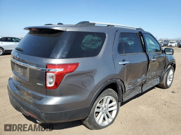 2013 Ford Explorer XLT with VIN 1FM5K8D8XDGA20599, listed as a Copart auction lot 52207005 with 171,516 mi miles and Salvage Title. Bid and sale history available at DreamBid. Image 3.