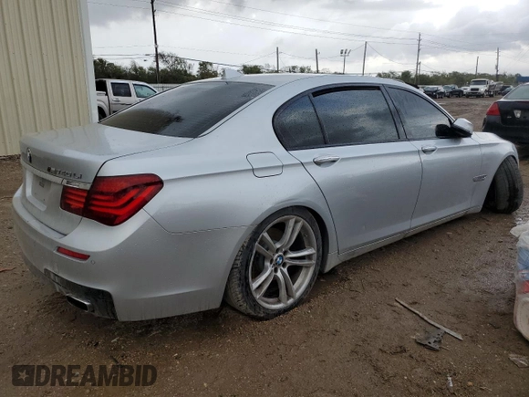 2015 BMW 7 Series 740Li with VIN WBAYE4C57FD138944, listed as a Copart auction lot 78638514 with 154,772 mi miles and Clean Title. Bid and sale history available at DreamBid. Image 3.