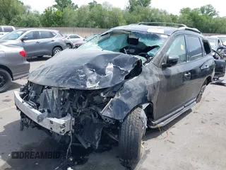 2018 Nissan Pathfinder SV with VIN 5N1DR2MM4JC636562, listed as a IAAI auction lot 42348812 with Not provided miles and . Bid and sale history available at DreamBid. Image 2.