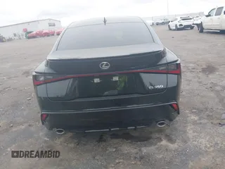 2025 Lexus IS 350 F Sport with VIN JTHBZ1B24S5084184, listed as a IAAI auction lot 42222378 with 2,114 mi miles and . Bid and sale history available at DreamBid. Image 17.