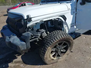 2020 Jeep Wrangler Unlimited Sport S z VIN 1C4HJXDN5LW204468, wystawiony jako IAAI lot #41855289 z przebiegiem 62 610 mil mil oraz . Historia ofert i sprzedaży dostępna na DreamBid. Obrazek 6.