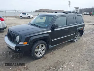2010 Jeep Patriot Limited with VIN 1J4NF4GB7AD503841, listed as a IAAI auction lot 41992088 with 163,575 mi miles and . Bid and sale history available at carsss.com. Image 2.
