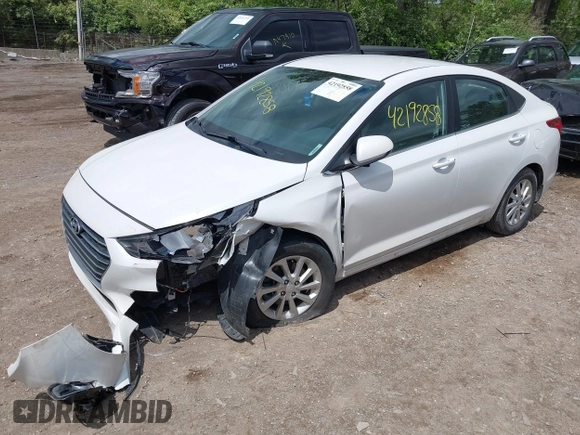 2021 Hyundai Accent SE with VIN 3KPC24A66ME137023, listed as a IAAI auction lot 42192858 with 58,197 mi miles and . Bid and sale history available at DreamBid. Image 17.
