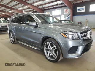 2017 Mercedes-Benz GLS 550 with VIN 4JGDF7DE8HA906607, listed as a Copart auction lot 54555835 with 124,702 mi miles and Clean Title. Bid and sale history available at DreamBid. Image 4.