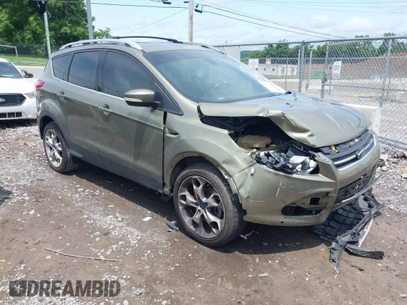 2014 Ford Escape Titanium с VIN 1FMCU0J93EUA92621, выставлен на аукционе IAAI как лот 42531195 с пробегом 170 423 миль миль и . История ставок и продаж доступна на DreamBid. Изображение 1.