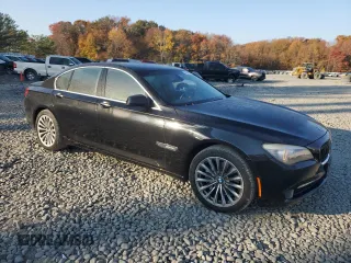 2011 BMW 7 Series 740i with VIN WBAKA4C50BC613111, listed as a Copart auction lot 78597934 with 103,778 mi miles and Salvage Title. Bid and sale history available at carsss.com. Image 4.