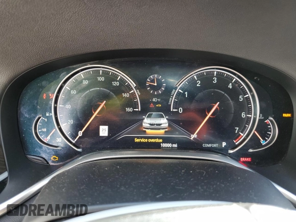 2019 BMW 7 Series 740i with VIN WBA7E2C51KB454698, listed as a Copart auction lot 67082613 with 10,000 mi miles. Bid and sale history available at carsss.com. Image 9.