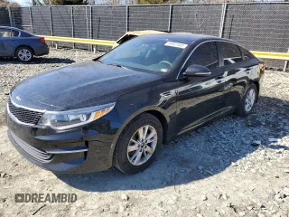 2017 Kia Optima LX with VIN KNAGT4L38H5154177, listed as a Copart auction lot 46681585 with 72,075 mi miles and Salvage Title. Bid and sale history available at carsss.com. Image 1.