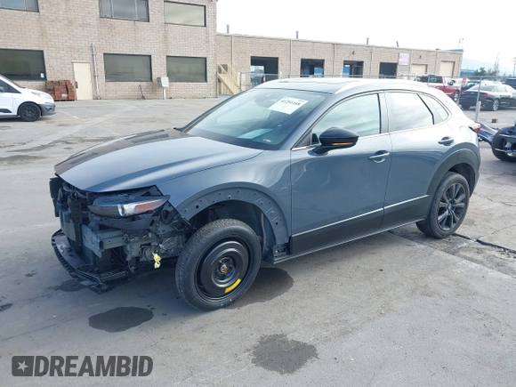 2023 Mazda CX-30 S Carbon Edition with VIN 3MVDMBCM7PM589019, listed as a IAAI auction lot 41251168 with 23,847 mi miles and . Bid and sale history available at DreamBid. Image 18.