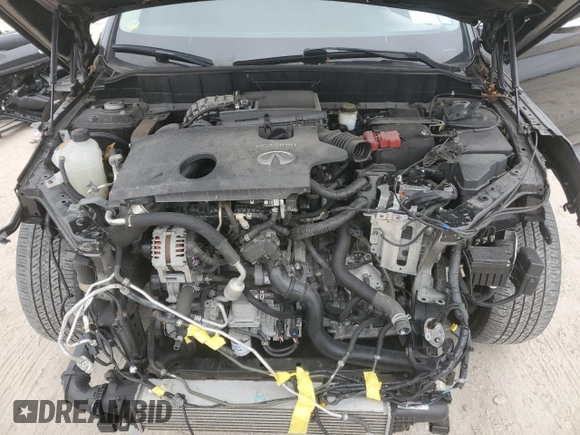 2019 Infiniti QX50 Pure with VIN 3PCAJ5M3XKF137423, listed as a Copart auction lot 41875765 with 27,757 mi miles and Salvage title. Bid and sale history available at DreamBid. Image 12.