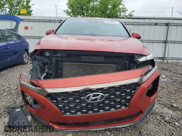 2019 Hyundai Santa Fe SEL with VIN 5NMS33AD3KH073756, listed as a Copart auction lot 53668205 with 99,872 mi miles and Salvage Title. Bid and sale history available at DreamBid. Image 5.