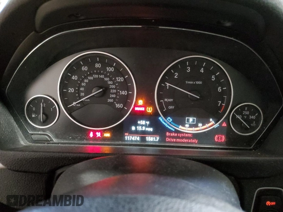 2018 BMW 3 Series 320i xDrive with VIN WBA8E5G56JNV02449, listed as a Copart auction lot 48788795 with 117,474 mi miles and Salvage Title. Bid and sale history available at carsss.com. Image 9.