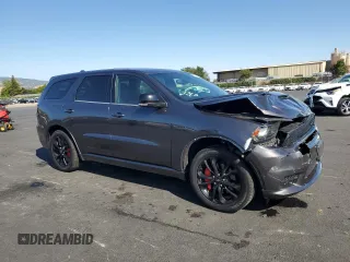 2020 Dodge Durango R/T with VIN 1C4SDJCT6LC163229, listed as a Copart auction lot 58640855 with 64,328 mi miles and Salvage title. Bid and sale history available at DreamBid. Image 4.