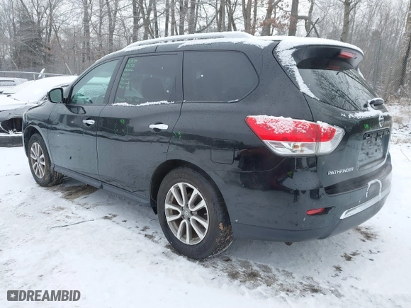 2014 Nissan Pathfinder S with VIN 5N1AR2MM7EC727589, listed as a IAAI auction lot 41360143 with 76,268 mi miles. Bid and sale history available at carsss.com. Image 3.