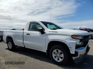 2019 Chevrolet Silverado 1500 Work Truck with VIN 3GCNWAEF2KG202277, listed as a Copart auction lot 42603945 with 118,807 mi miles and Salvage Title. Bid and sale history available at DreamBid. Image 4.
