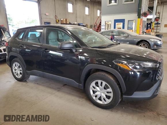 2023 Toyota Corolla Cross L with VIN 7MUAAABG8PV049431, listed as a Copart auction lot 56982055 with 20,275 mi miles and Salvage title. Bid and sale history available at DreamBid. Image 4.