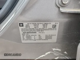 2012 GMC Terrain SLE-1 with VIN 2GKFLREKXC6352082, listed as a Copart auction lot 67064255 with 124,220 mi miles and Clean title. Bid and sale history available at DreamBid. Image 12.