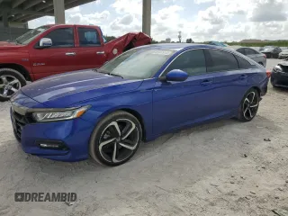2020 Honda Accord Sport z VIN 1HGCV1F33LA032964, wystawiony jako Copart lot #45347915 z przebiegiem 57 696 mil mil oraz Nie do naprawy • Non repairable. Historia ofert i sprzedaży dostępna na DreamBid. Obrazek 1.