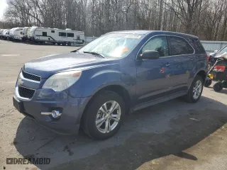 2013 Chevrolet Equinox LS with VIN 2GNFLCEK1D6284630, listed as a Copart auction lot 50957535 with 122,311 mi miles and Salvage Title. Bid and sale history available at carsss.com. Image 1.