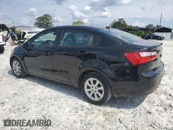 2014 Kia Rio LX with VIN KNADM4A37E6347641, listed as a Copart auction lot 55149355 with 147,810 mi miles and Clean Title. Bid and sale history available at DreamBid. Image 2.