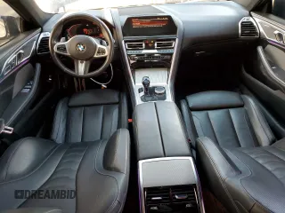 2024 BMW 8 Series 840i with VIN WBAGV2C07LCE26407, listed as a Copart auction lot 76743714 with 44,037 mi miles and Salvage Title. Bid and sale history available at carsss.com. Image 8.