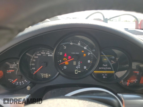 2013 Porsche 911 Carrera with VIN WP0CA2A91DS140832, listed as a Copart auction lot 46802175 with 75,446 mi miles and Salvage Title. Bid and sale history available at carsss.com. Image 9.