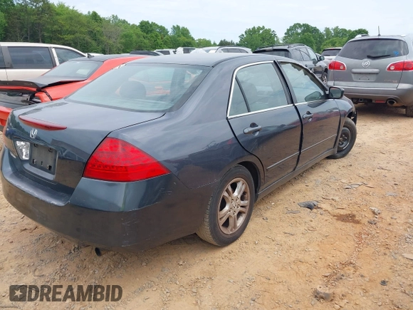 2007 Honda Accord LX SE with VIN 1HGCM563X7A141163, listed as a IAAI auction lot 42107340 with 232,491 mi miles and . Bid and sale history available at DreamBid. Image 4.