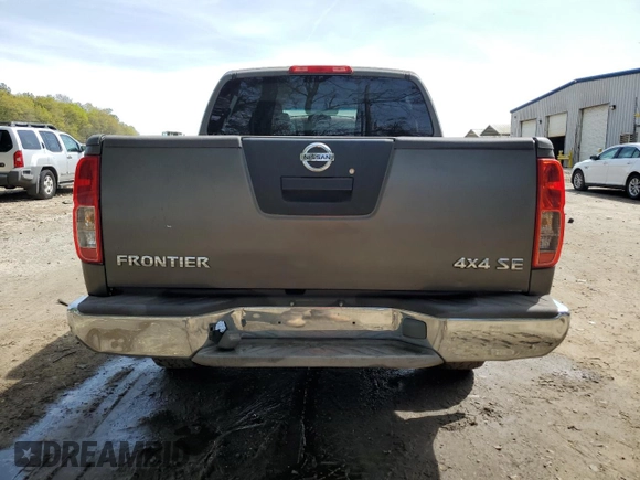 2005 Nissan Frontier 4WD LE with VIN 1N6AD07W55C429219, listed as a Copart auction lot 51066955 with 196,617 mi miles and Salvage Title. Bid and sale history available at carsss.com. Image 6.