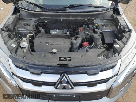 2020 Mitsubishi Outlander Sport ES 2.0 with VIN JA4AR3AU0LU020592, listed as a Copart auction lot 52525025 with 91,014 mi miles and Salvage Title. Bid and sale history available at carsss.com. Image 12.