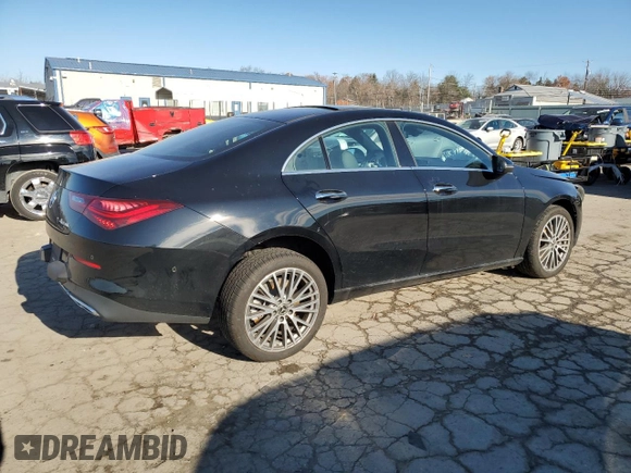 2024 Mercedes-Benz CLA 250 z VIN W1K5J4HB5RN455240, wystawiony jako Copart lot #82819064 z przebiegiem 2 153 mil mil oraz Szkoda całkowita • Salvage title. Historia ofert i sprzedaży dostępna na DreamBid. Obrazek 3.